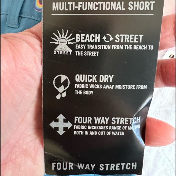 Trunks Surf & Swim Co. Multi Functional Shorts For Men Sz 30 NWT - Picture 9 of 12